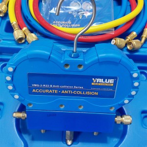 گیج منیفولد دوقلوی ولیو مدل VMG-2-R22-B گاز R22