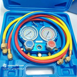 گیج منیفولد دوقلوی ولیو مدل VMG-2-R22-B گاز R22