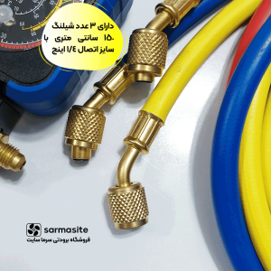 گیج فشار یا منیفولد سرویس دوقلوی ولیو مدل VRM2-B-0501