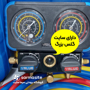 گیج فشار یا منیفولد سرویس دوقلوی ولیو مدل VRM2-B-0501