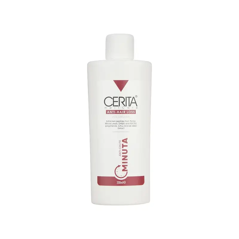 شامپو ضد ریزش مو و حجم دهنده سریتا مدل Minuta مناسب موهای چرب