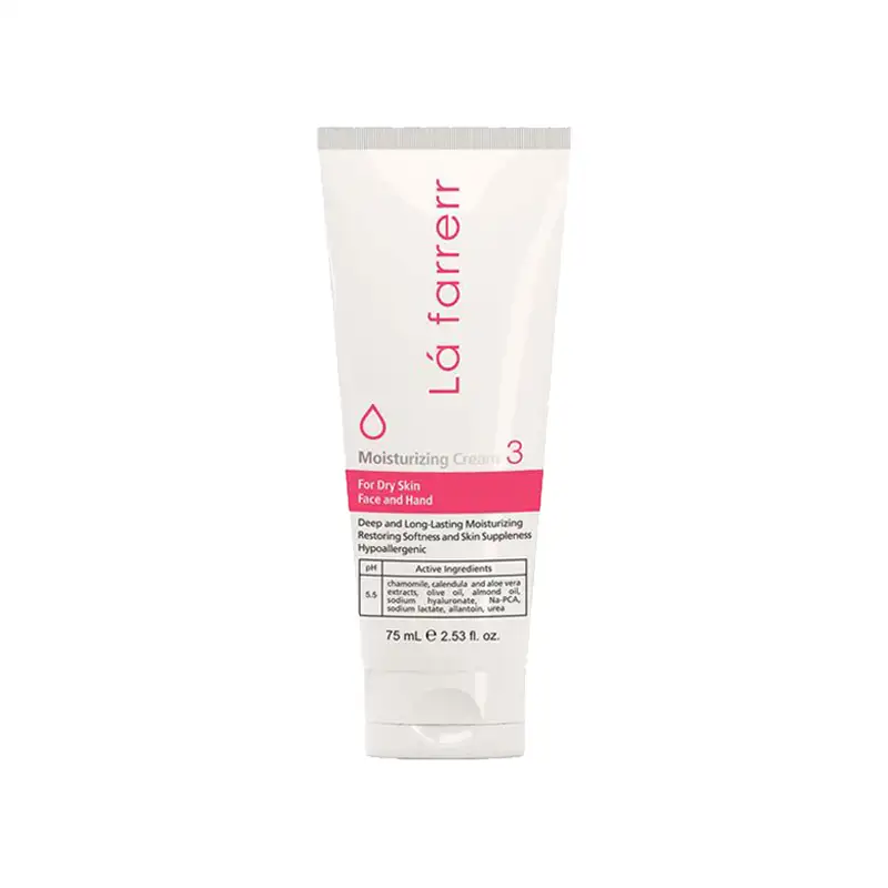 کرم آبرسان و مرطوب کننده لافارر شماره 3 مناسب پوست خشک