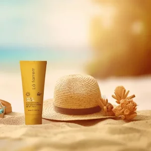 کرم ضد آفتاب بی رنگ لافارر مدل SPF50 مناسب پوست خشک و معمولی