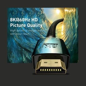 کابل HDMI  باسئوس مدل highe definition series 8K zinc alloy طول 2 متر