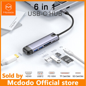 هاب 6 پورت USB-C مک دودو مدل HU_774