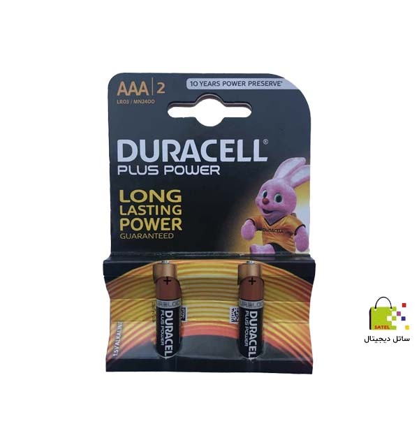 باتری نیم قلمی دوراسل مدل Plus Power Duralock سایز AAA