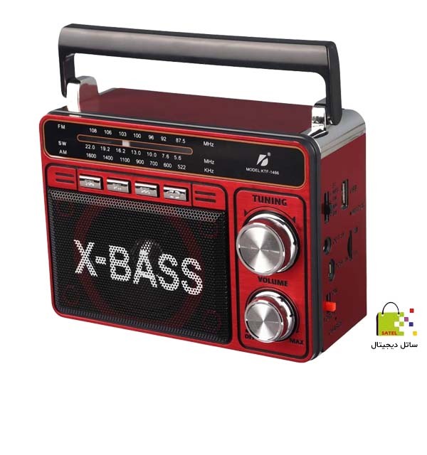 رادیو سه موج و اسپیکر کلاسیک KBroad مدل KTF-1466