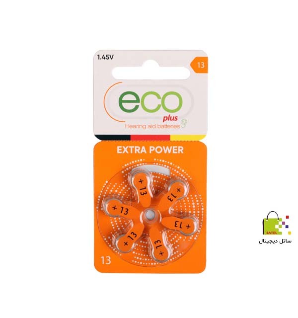 مشخصات باتری سمعک اکو 13 - اصلی