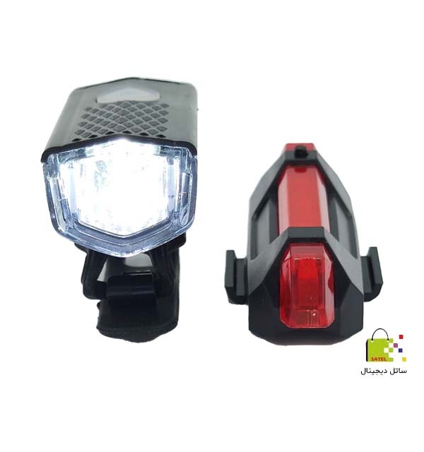 چراغ جلو و عقب دوچرخه مدل 2206