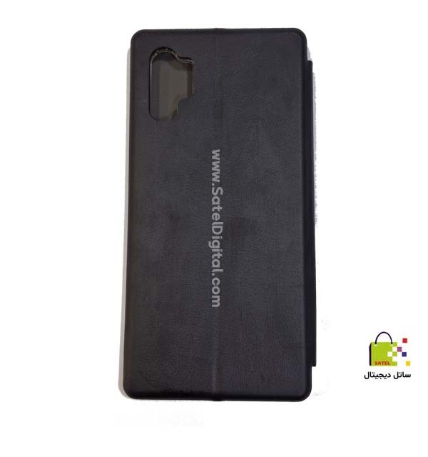 کیف کلاسوری طرح چرم سامسونگ Note 10 Plus