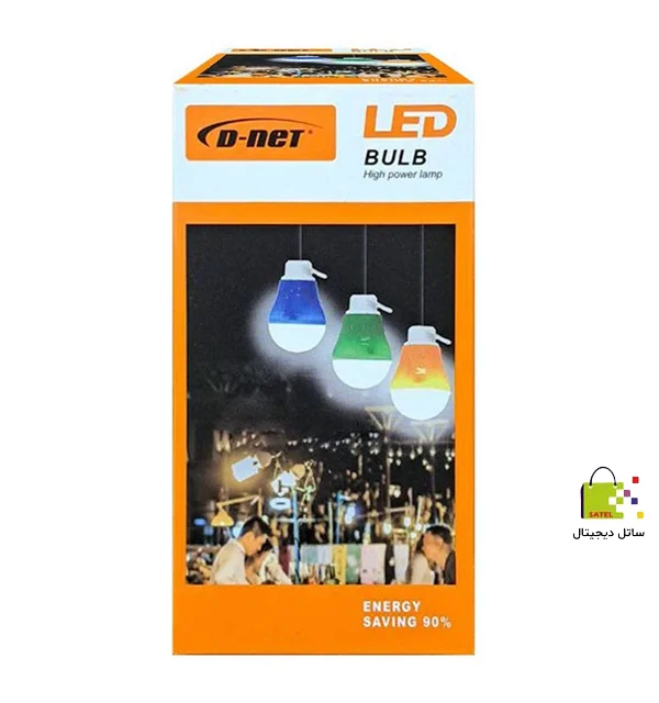 لامپ LED حبابی آویز دار USB دی‌نت D-NET