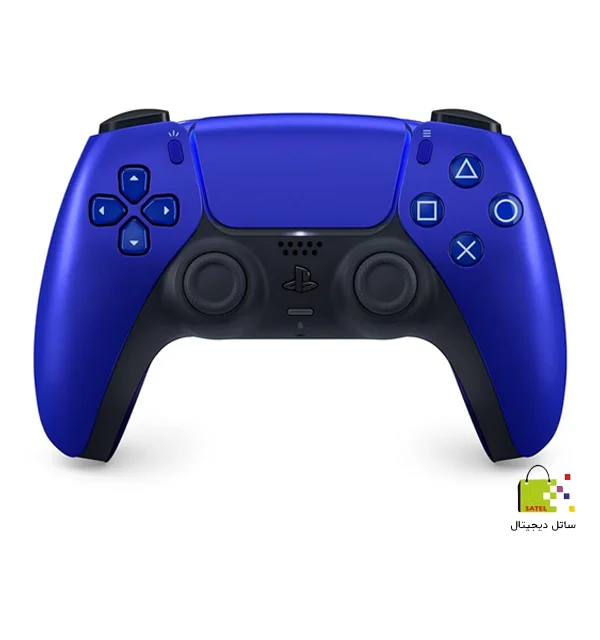 دسته PS5 دوال سنس  | اصلی | آکبند | رنگ آبی متالیک Cobalt Blue