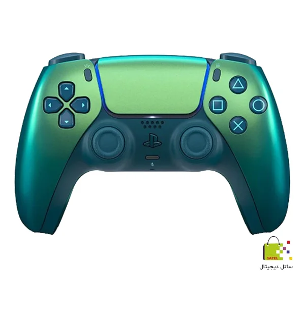 دسته PS5 دوال سنس | اصلی | آکبند | رنگ سبز متالیک Chroma Teal