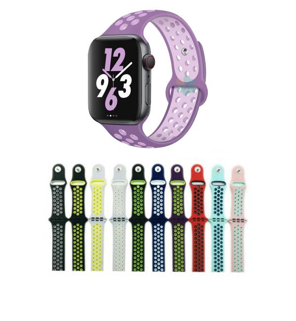 بند سیلیکونی اپل واچ طرح نایک اسپرت Apple Watch Nike Sport Band 42mm