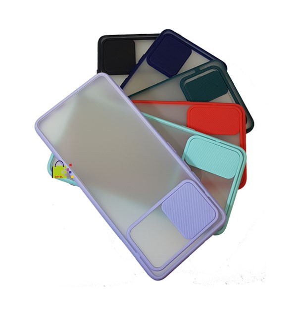 قاب پشت مات با محافظ لنز کشویی گوشی شیائومی POCO X3 - X3 PRO