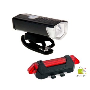 چراغ جلو و عقب دوچرخه مدل 2206