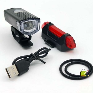 چراغ جلو و عقب دوچرخه مدل 2206