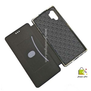 کیف کلاسوری طرح چرم سامسونگ Note 10 Plus