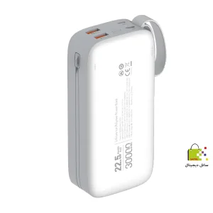 پاوربانک الدینیو مدل PQ30 ظرفیت 30000 میلی آمپر ساعت