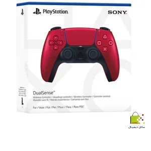 دسته PS5 دوال سنس | رنگ قرمز متالیک Volcanic Red