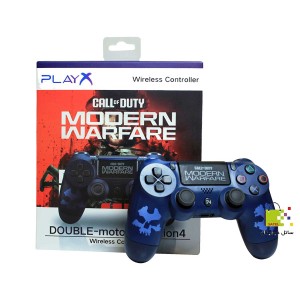 دسته PS4 طرح Call of Duty Modern Warfare آبی