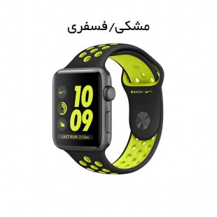 بند سیلیکونی اپل واچ طرح نایک اسپرت Apple Watch Nike Sport Band 38mm