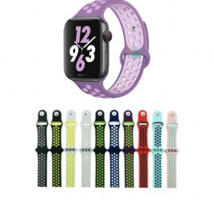 بند سیلیکونی اپل واچ طرح نایک اسپرت Apple Watch Nike Sport Band 38mm