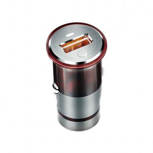 شارژر فندکی الدینیو مدل LDNIO C304Q همراه با کابل لایتنینگ