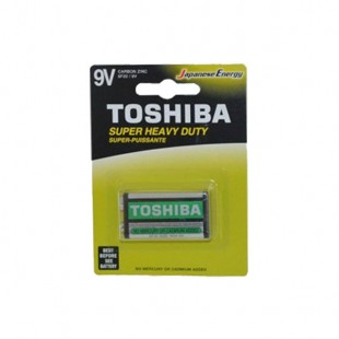 باتری کتابی توشیبا 9ولت SUPER HEAVY DUTY