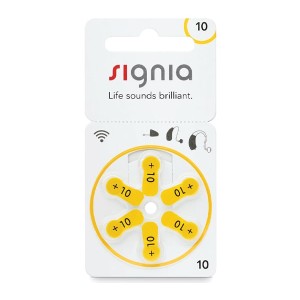 مشخصات باتری سمعک سیگنیا 10 - اصلی