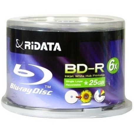 بلوری  خام 25گیگ ری دیتا مدل BD-R بسته 50 عددی