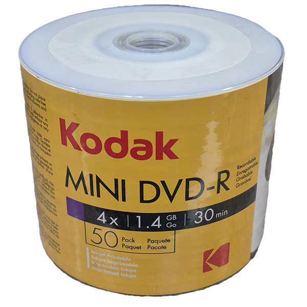 مینی دی وی دی خام کداک پرینتیبل مدل MINI DVD-R بسته 50 عددی