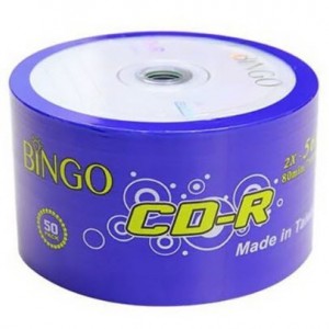 سی دی خام بینگو مدل CD-R بسته 50 عددی