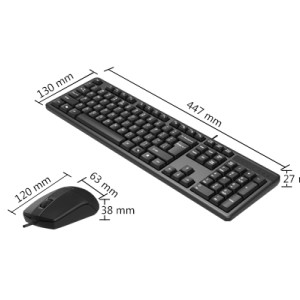 کیبورد ماوس ایفورتک مدل KK-3330S