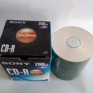 سی دی خام سونی مدل CD-R بسته 100عددی
