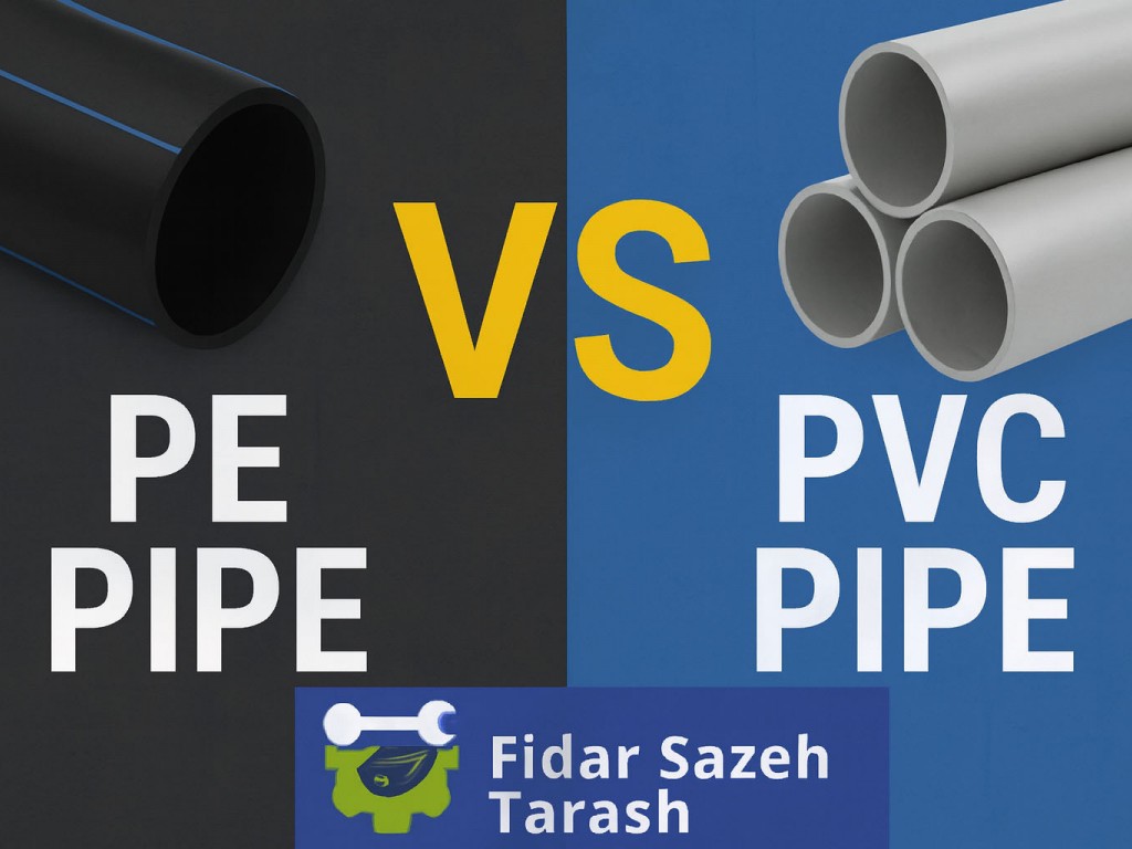 تفاوت لوله پلی‌اتیلن با لوله PVC | بررسی ساختار، کاربرد، مقاومت و قیمت