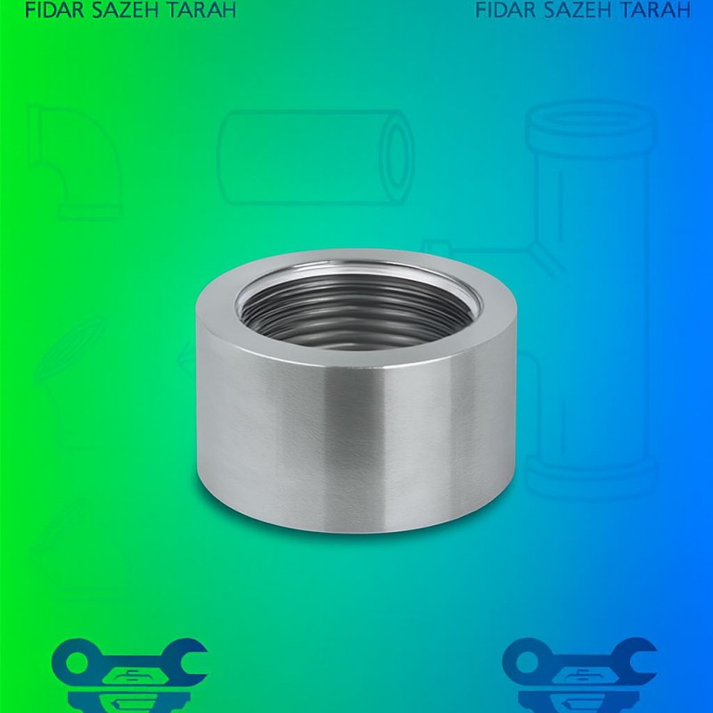 درپوش بیرون دنده A182 F304/304L استنلس استیل دنده کلاس 3000