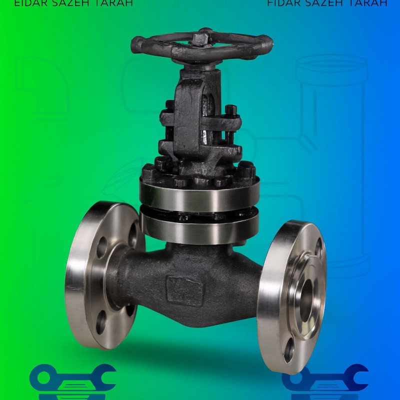 شیر کشویی کربن استیل کلاس 1500Lb