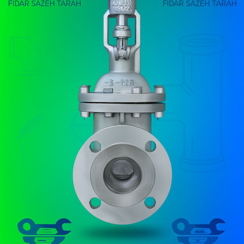 شیر کشویی فلنج دار کلاس 150 (flange gate valve)
