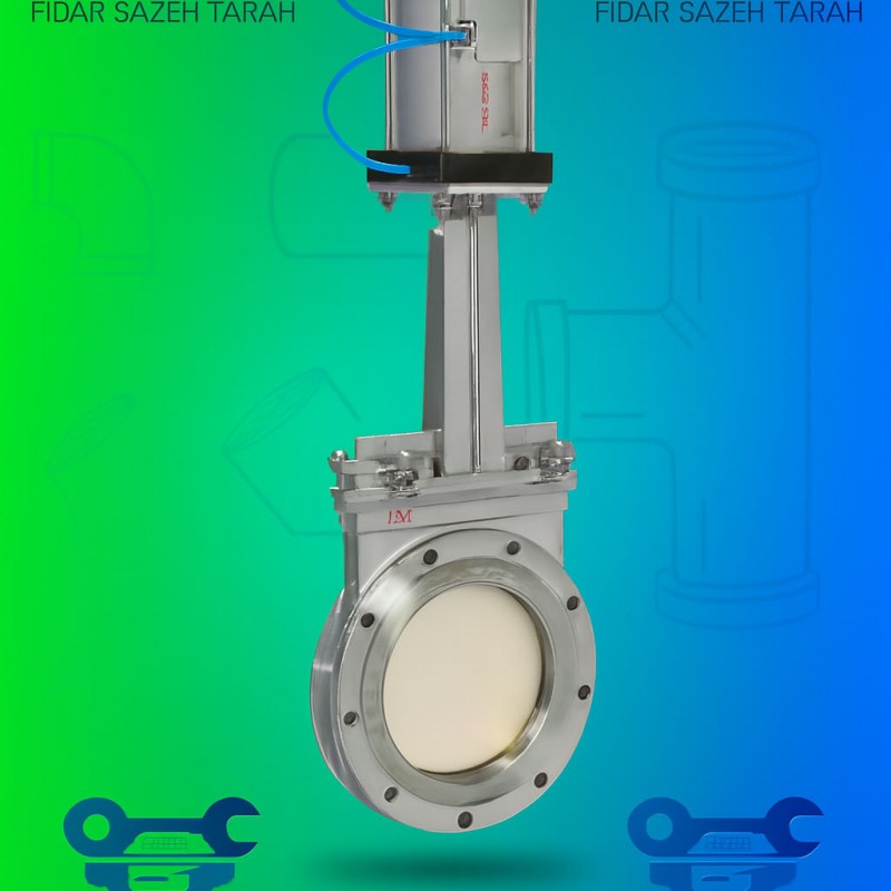 شیر چاقویی پنوماتیکی (Penumatic)