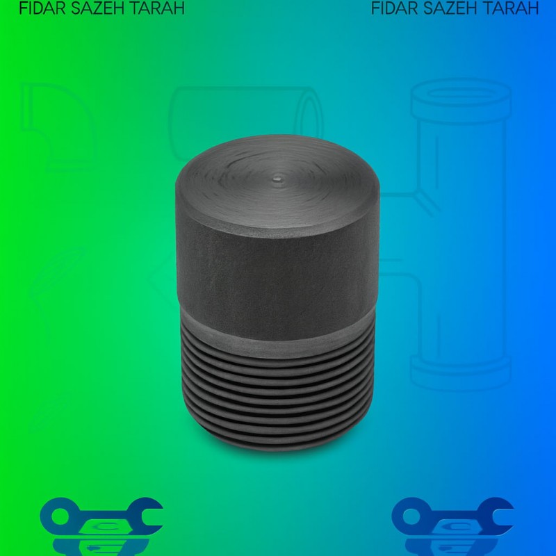درپوش گرد سر گرد فولادی A105 دنده استاندارد ASME B16-11 کلاس 3000