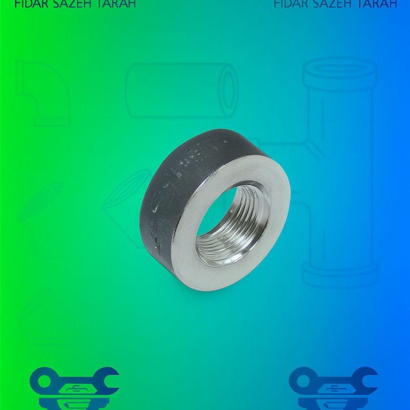 نیم بوشن فولادی A105 دنده استاندارد ASME B16-11 کلاس 3000
