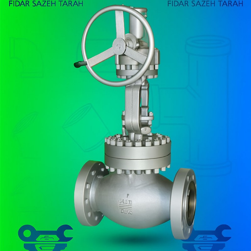 شیر گلوب کربن استیل کلاس 1500Lb