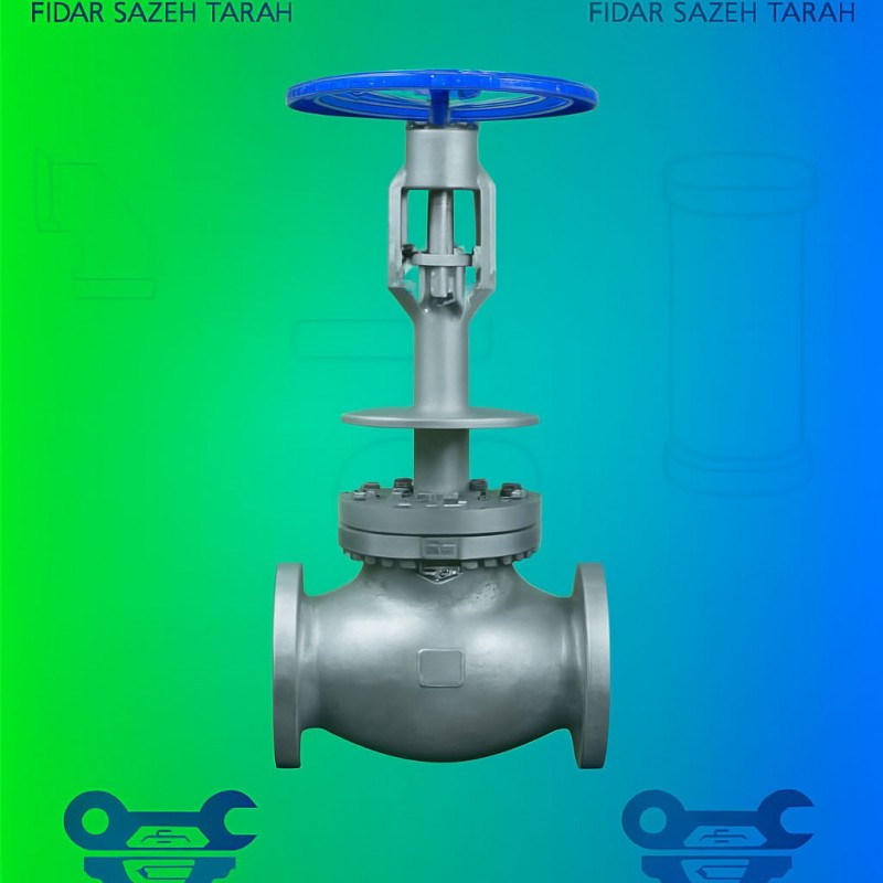 شیر گلوب کربن استیل‎ کلاس 900Lb