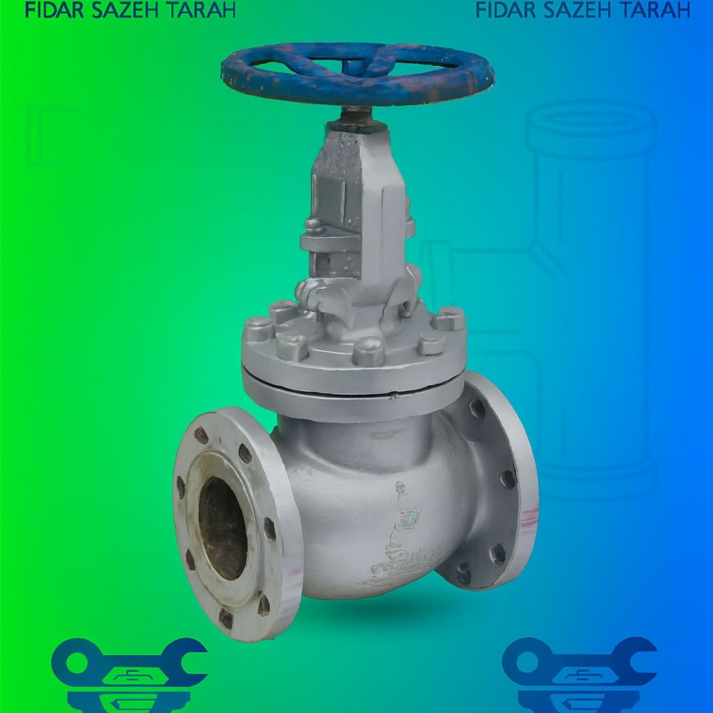 شیر گلوب کربن استیل‎ کلاس 600Lb