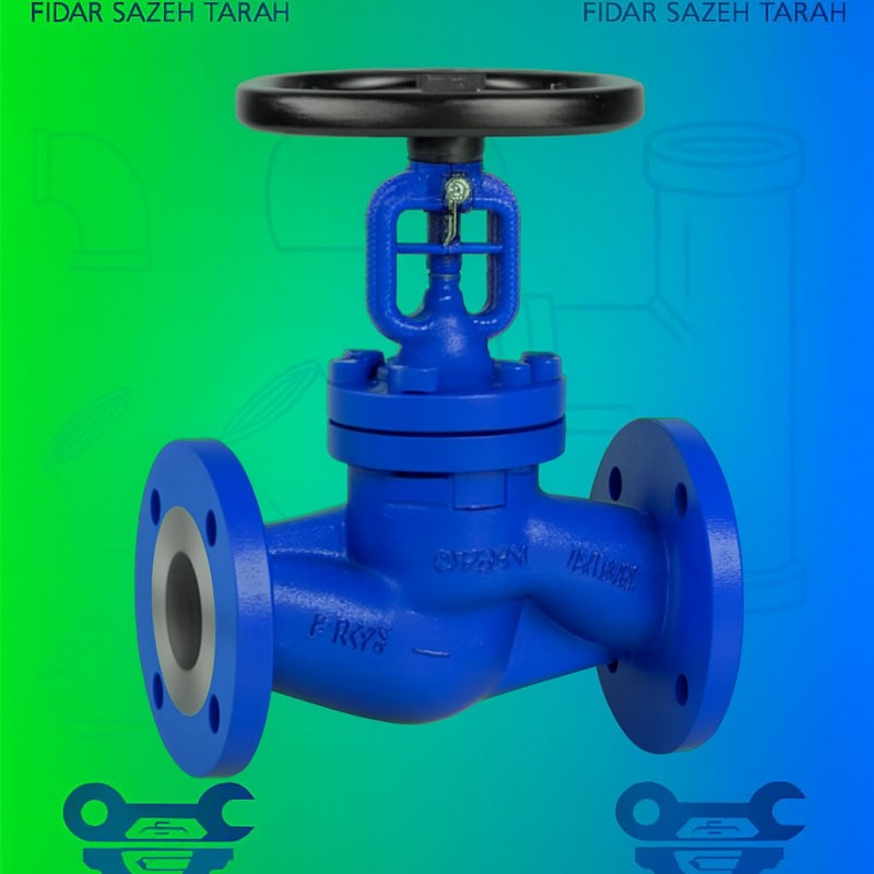 شیر گلوب کربن استیل‎ کلاس 150Lb