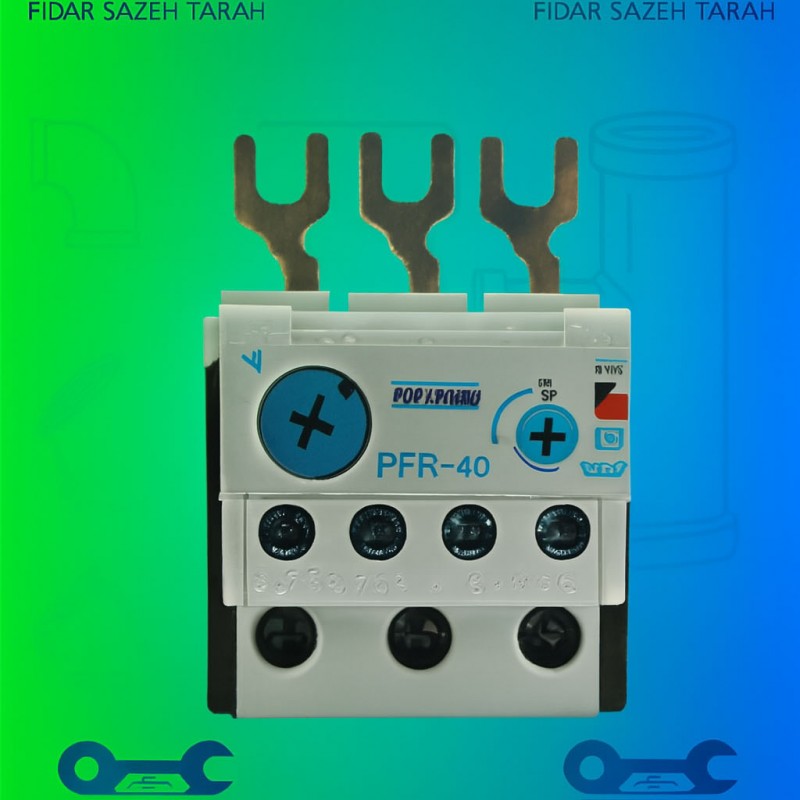 رله اضافه بار (بیمتال) سری PFR | مدل‌های PFR-22 تا PFR-150