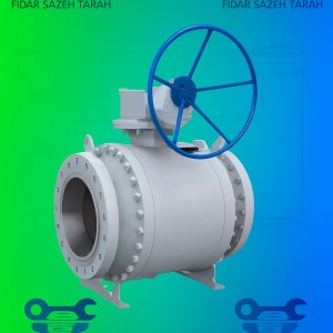 شیر توپی چکس خوار با نصب محوری کلاس 150Lb-1500Lb