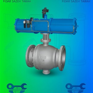 شیر توپی با نصب محوری