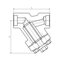 شیر صافی نوع وای با اتصال S.W یا NPT کلاس 150 تا 800 مناسب برای حذف ذرات جامد در خطوط صنعتی فشار بالا.jpg